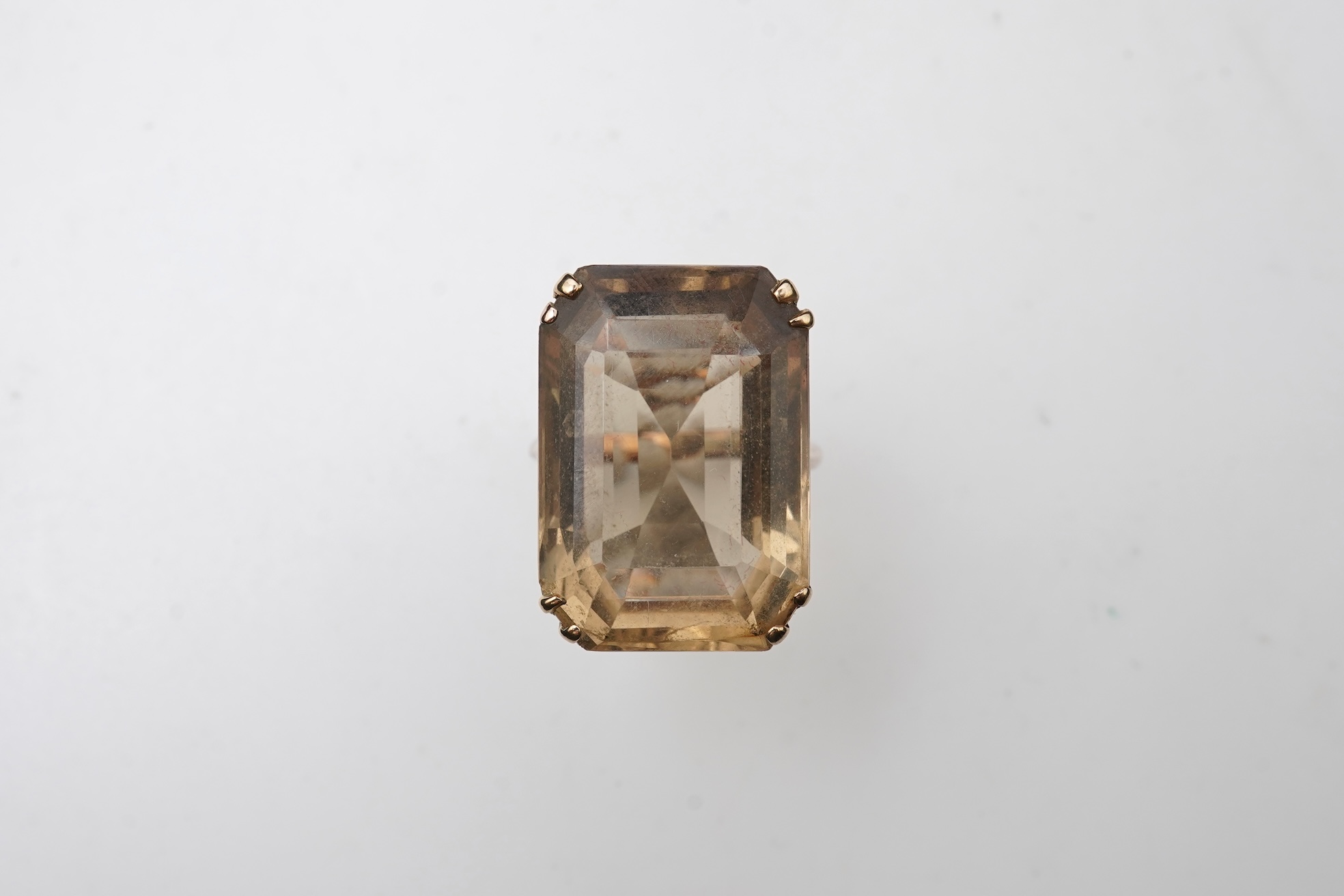 Three gem-set dress rings